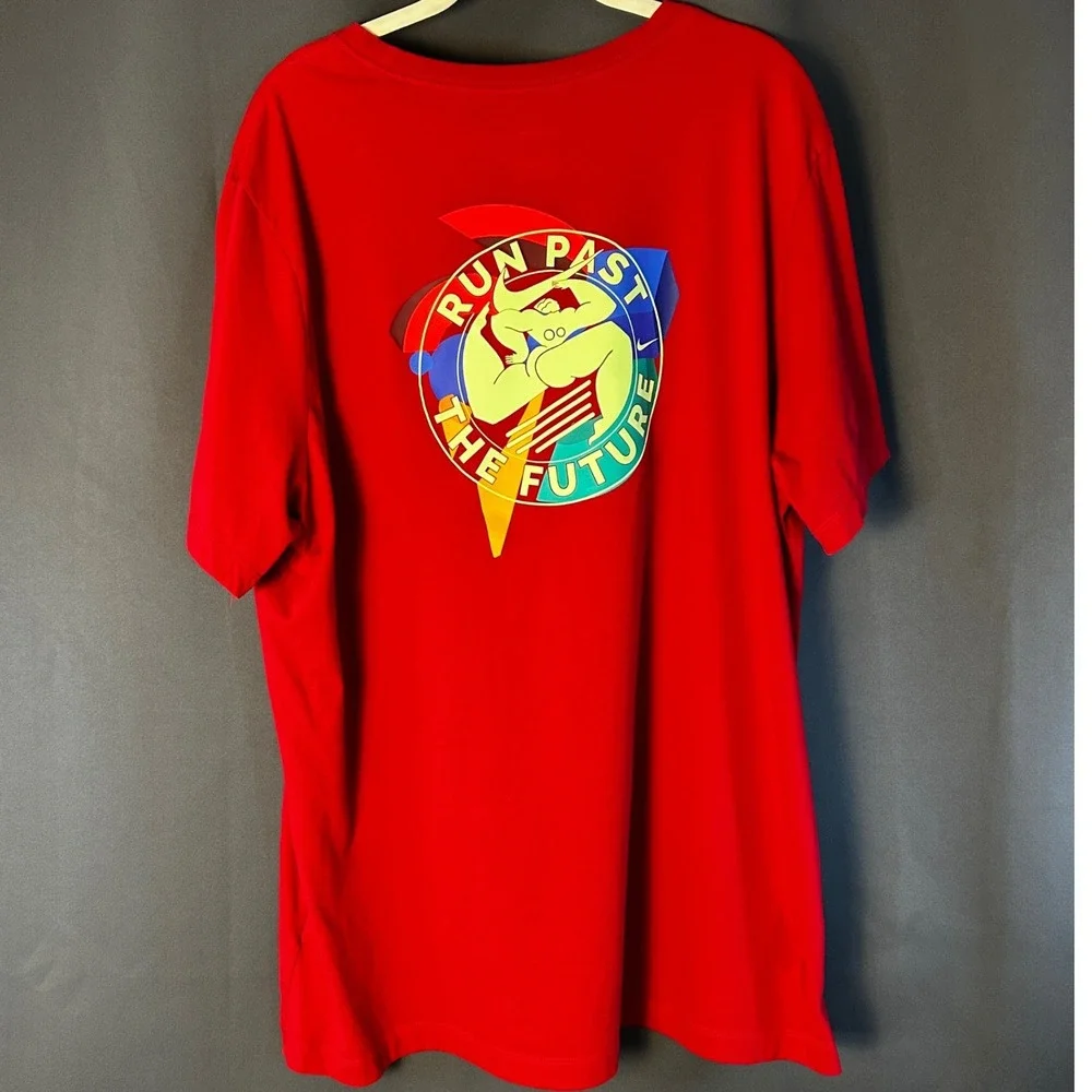 Nike A.I.R. Kelly Anna Dri-FIT T-Shirt Mens XXL Red Excellent Graphic Swoosh